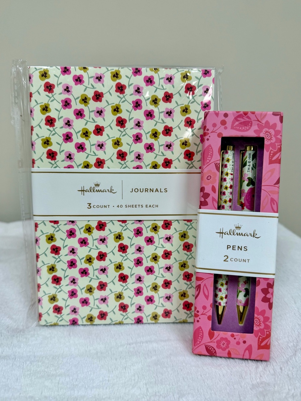Hallmark Set of 3 Journals & Pens Gift Set